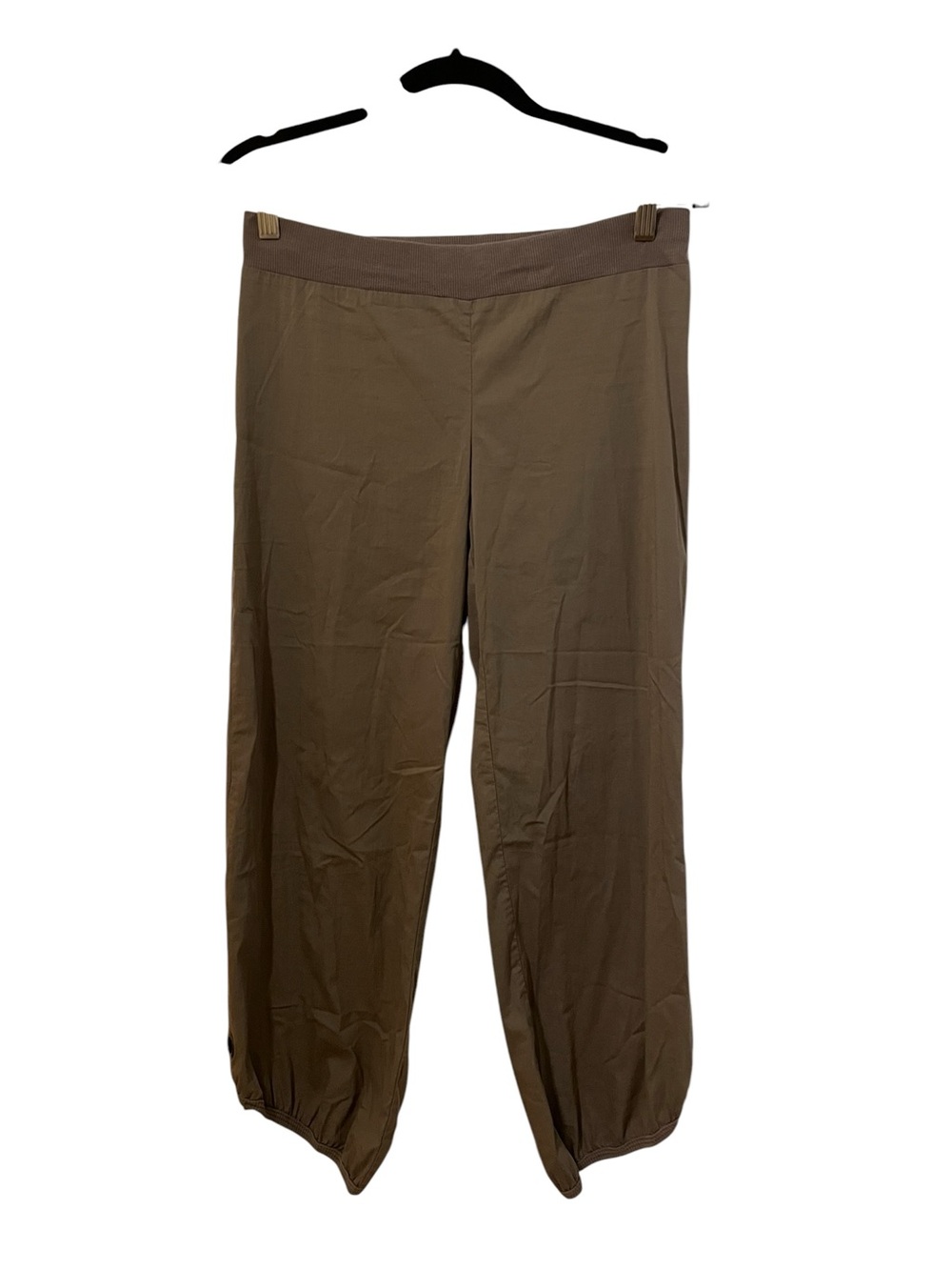 Women's Relaxed Elastic-Hem Pants - Brown